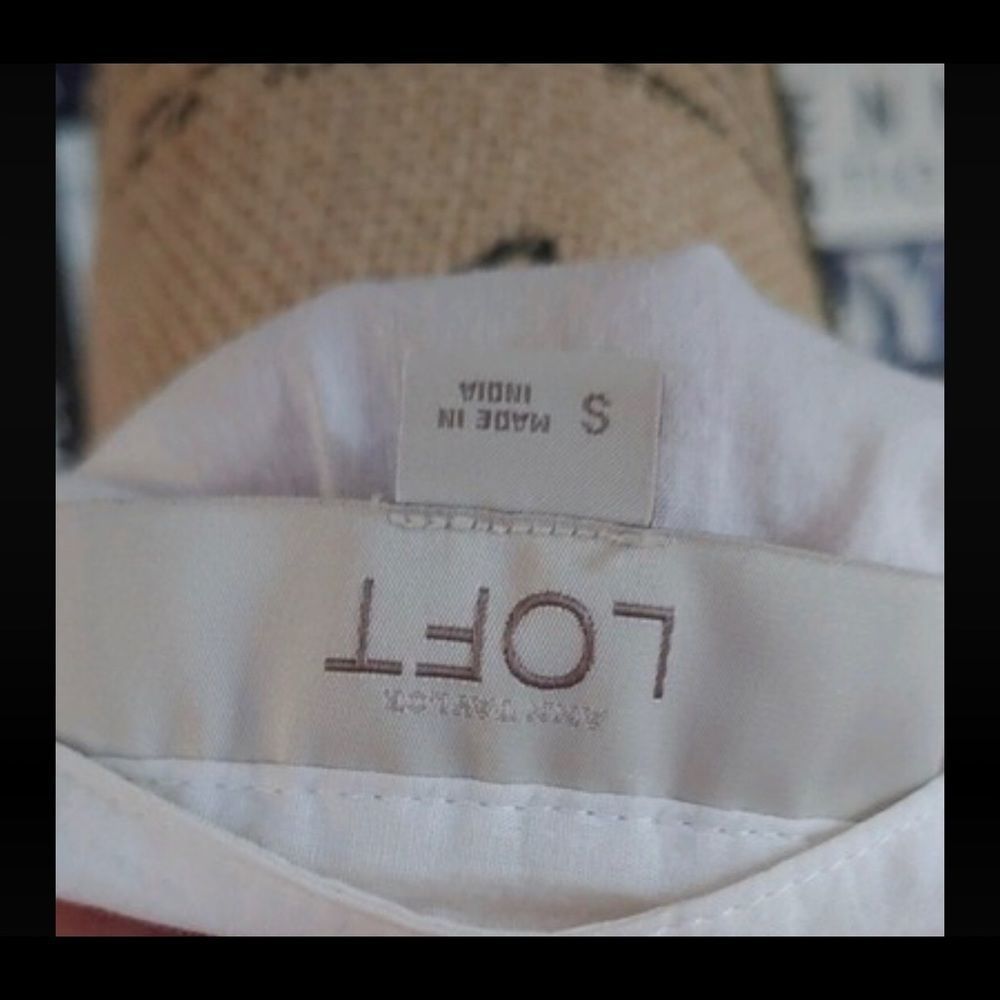 Loft Button Down Ruffled Blouse - image 6